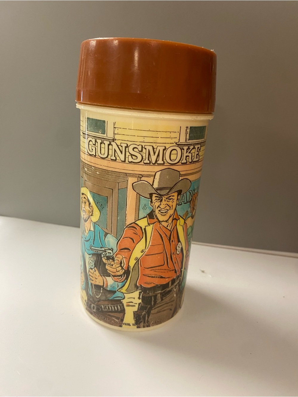 Gunsmoke Vintage Cowboy Vacuum Bottle